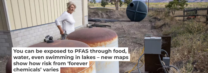 This well was contaminated with high levels of PFAS from firefighting foam used at a small airport nearby. Brian van der Brug/Los Angeles Times via Getty Images
